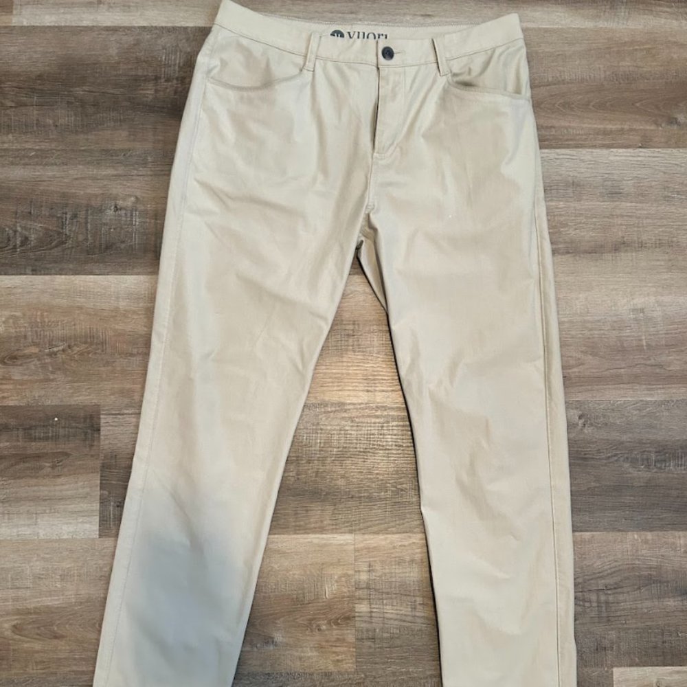 Mens Vuori Meta Pant Khaki Color (33x34)